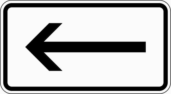 Richtung, linksweisend (1000-10)