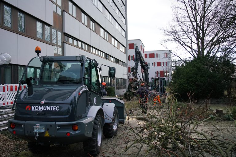 Erdarbeiten mit Radlader