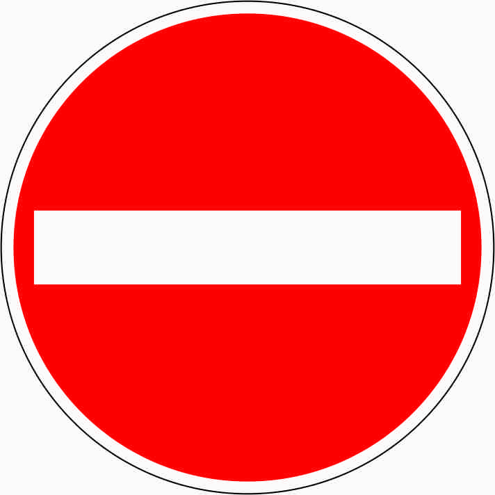 Verbot der Einfahrt (267)